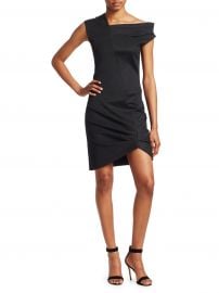 Asymmetrical Drape Dress at Saks Fifth Avenue